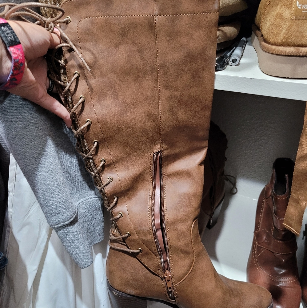 Knee high boots size 10